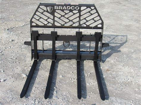 skid steer fork for block|forks for skid steer mounts.